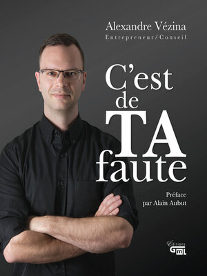 cover image of C'est de TA faute